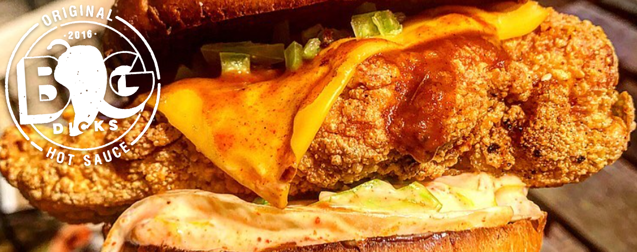 Big Dick's Crispy Chicken Burger